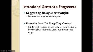 Obrien Writing Tool Intentional Sentence Fragment