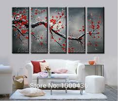 Canvas Wall Art Cherry Blossom Painting