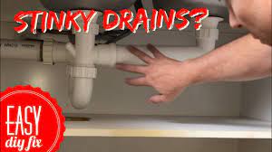 how to clean stinky kitchen sink drain