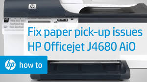 Specify a correct version of file. Fixing Paper Pick Up Issues Hp Officejet J4680 All In One Printer Hp Youtube