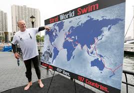 legendary long distance swimmer aims to
