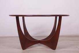 Round Astro Coffee Table In Teak By