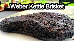 how to smoke brisket on a weber kettle