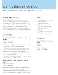 Provides personal care assistance to patients under the direction of licensed personnel. Care Assistant Resume Examples Jobhero