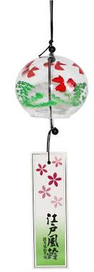 Japanese Handmade Glass Wind Chime With