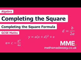 Completing The Square Questions