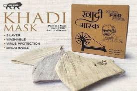 govt selling 3 khadi masks for rs 999