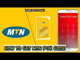get puk code for mtn uganda sim card