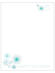 Printable Christmas Letterhead Paper Free Letter Templates