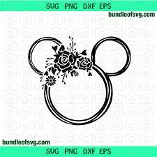Minnie mouse, minnie mouse mickey mouse the walt disney company, baby minnie mouse, 3d computer graphics, color, sticker png. Mickey Minnie Mouse Floral Wreath Svg Floral By Svgtrendy On Zibbet