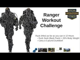 ranger workout challenge you