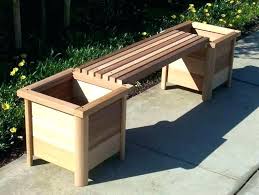 Long Wooden Pallet Bench With 2