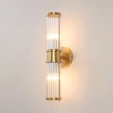 Gold Wall Lights Crystal Sconce
