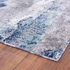 luxe weavers euston collection modern abstract area rug blue 9x12