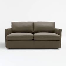 lounge leather apartment sofa crate