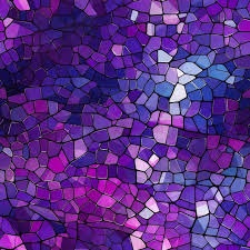A Colorful Mosaic Of Glass Tiles In A