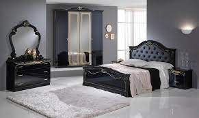 A bedroom is arguably one's most essential room, as getting a good night's all wood bedroom furniture sets. Stylish Black Italian High Gloss Bedroom Furniture Homegenies