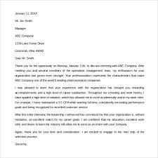Sample Internship Thank You Letter 9 Free Documents In