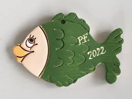Rybička zelená malá PF 2022 - Keramika Andreas®