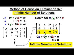 Gaussian Elimination 3x3 Matrix
