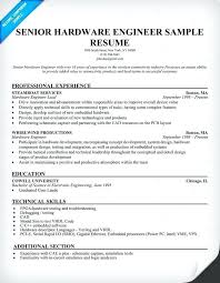 Sample Resume Experienced Software Engineer Free Download Senior