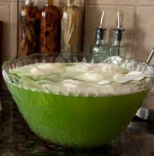 christmas grinch lime sherbet punch