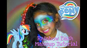rainbow dash makeup tutorial with