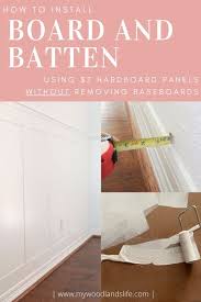 and batten without removing baseboards