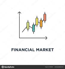 Financial Market Rate Icon Index Concept Symbol Design Stock