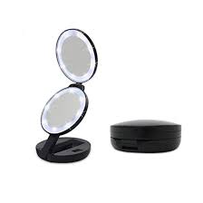 led lighted makeup mirror compact