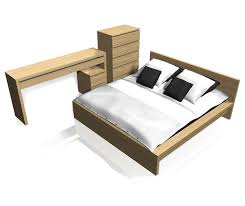 ikea malm bedroom furniture 3d c4d