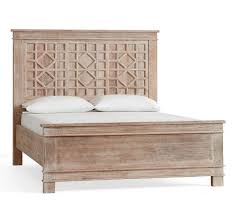 luella bed wooden beds pottery barn
