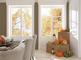 autumn colored living room