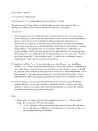 school uniform essay hook 