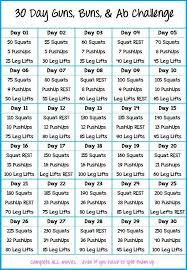 30 Day Guns Buns And Ab Challenge Fit O Matic