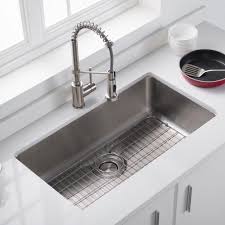 Kraus dex undermount single bowl 16 gauge stainless steel bar sink with drainassure waterway and versidrain assembly in radiant pearl finish. Kraus Bg3117 33 Inch Stainless Steel Kitchen Sink Bottom Grid With Corrosion Resistant Finish Soft Silicone Bumpers And Limited Lifetime Warranty