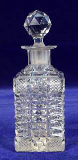 Cut Glass Collectible Perfume Bottle