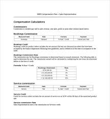 Free 8 Sample Commission Plan Template Documents In Pdf