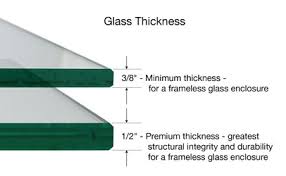 frameless shower glass thickness
