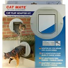 Cat Mate Cat Flap Glass Wall Adapter