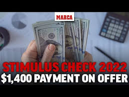 fourth stimulus check 2022 1 400