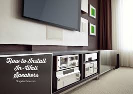 Install Home Theater In Wall Speakers