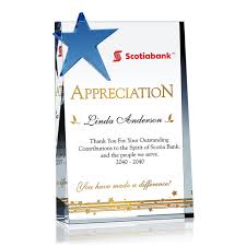 star employee staff appreciation plaque