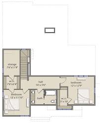 Bed House Plan With 2 Sided Fireplace