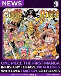 One Piece is the FIRST MANGA IN HISTORY to have 100 Volumes with over 1  Million sold copies! Source: Oricon | Congratulations to Eiichiro Oda, WSJ,  and to us, fans. Who made
