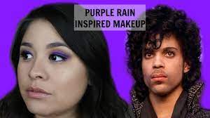prince purple rain inspired makeup