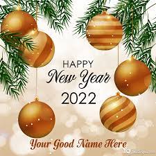 Happy New Year 2022 Wishes Card With ...