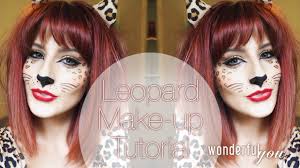 leopard halloween tutorial megan