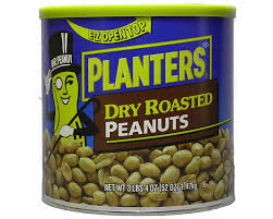 planters dry roasted peanuts 3lbs 4oz