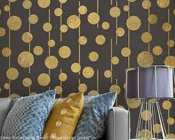 get alluring accent walls with stencils